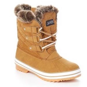 JANDS winter boots in tan